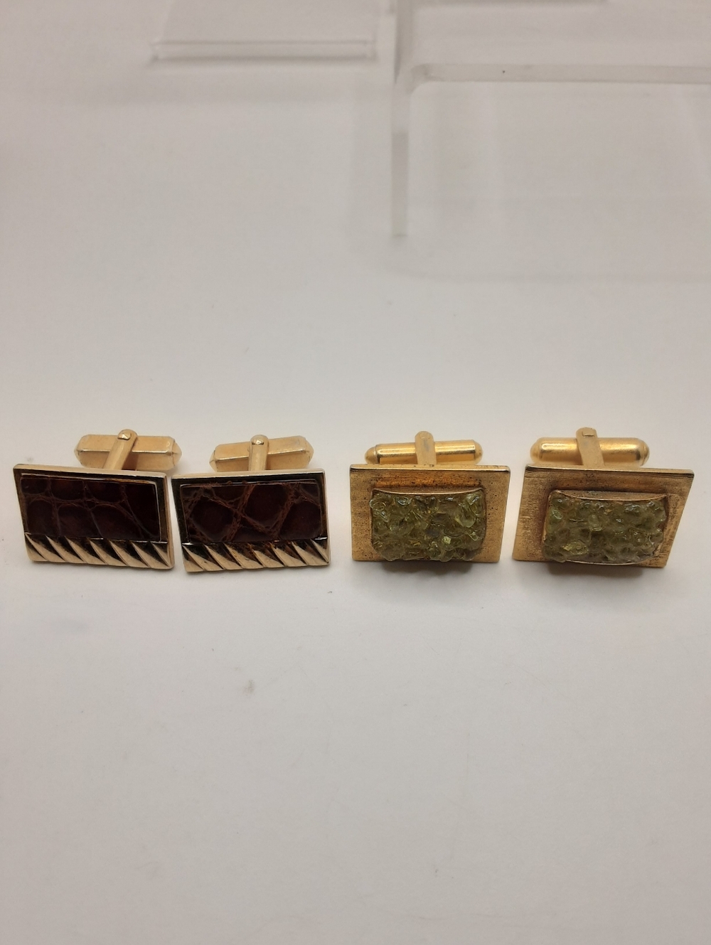 Men's Vintage Swank and Anson Cufflinks and Tie Bars Lot - Picture 4 of 16